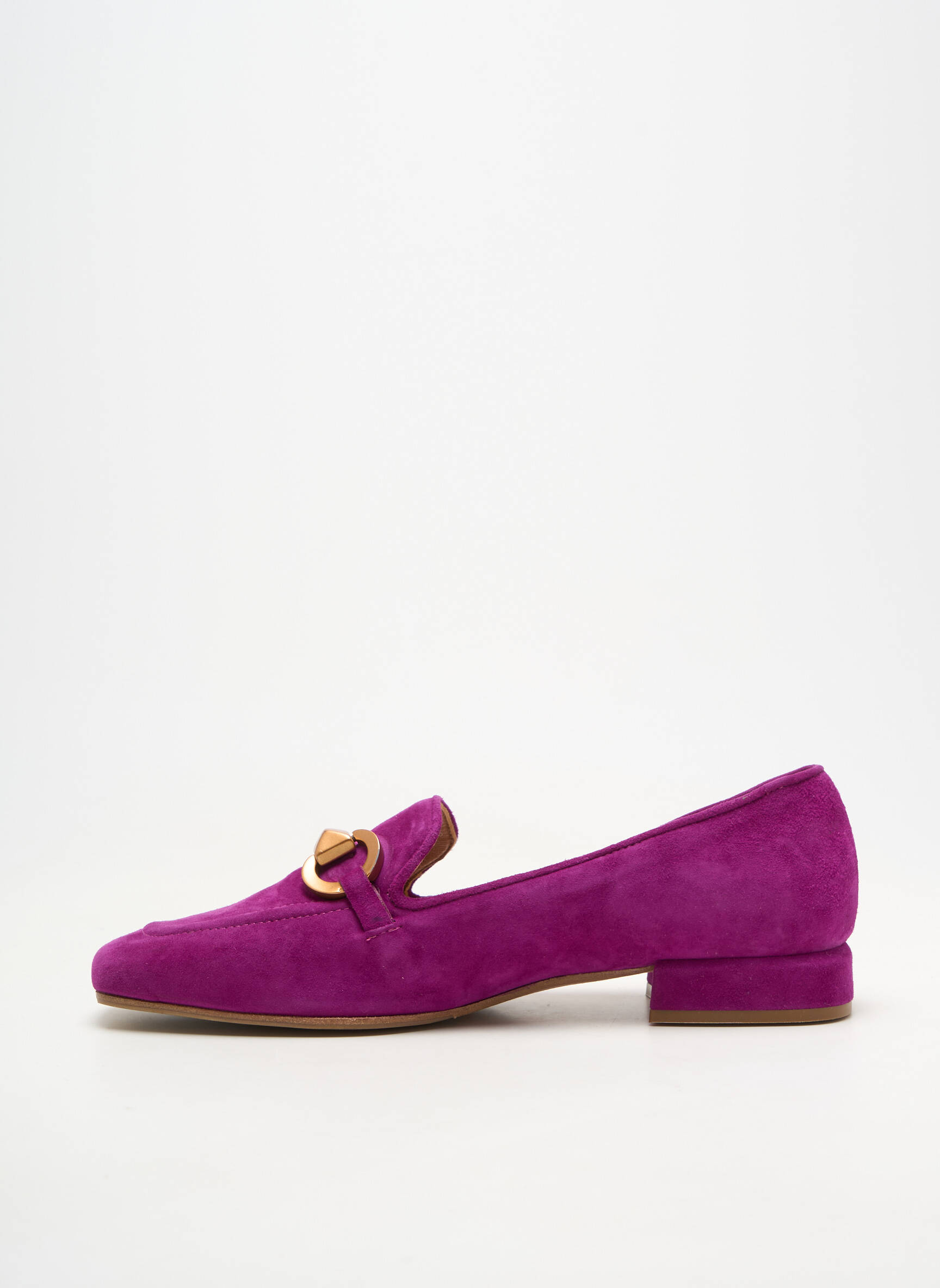 Balerinos žemas kulnas plokščias kulnas iki 3 cm violetinis CHANTAL moteris