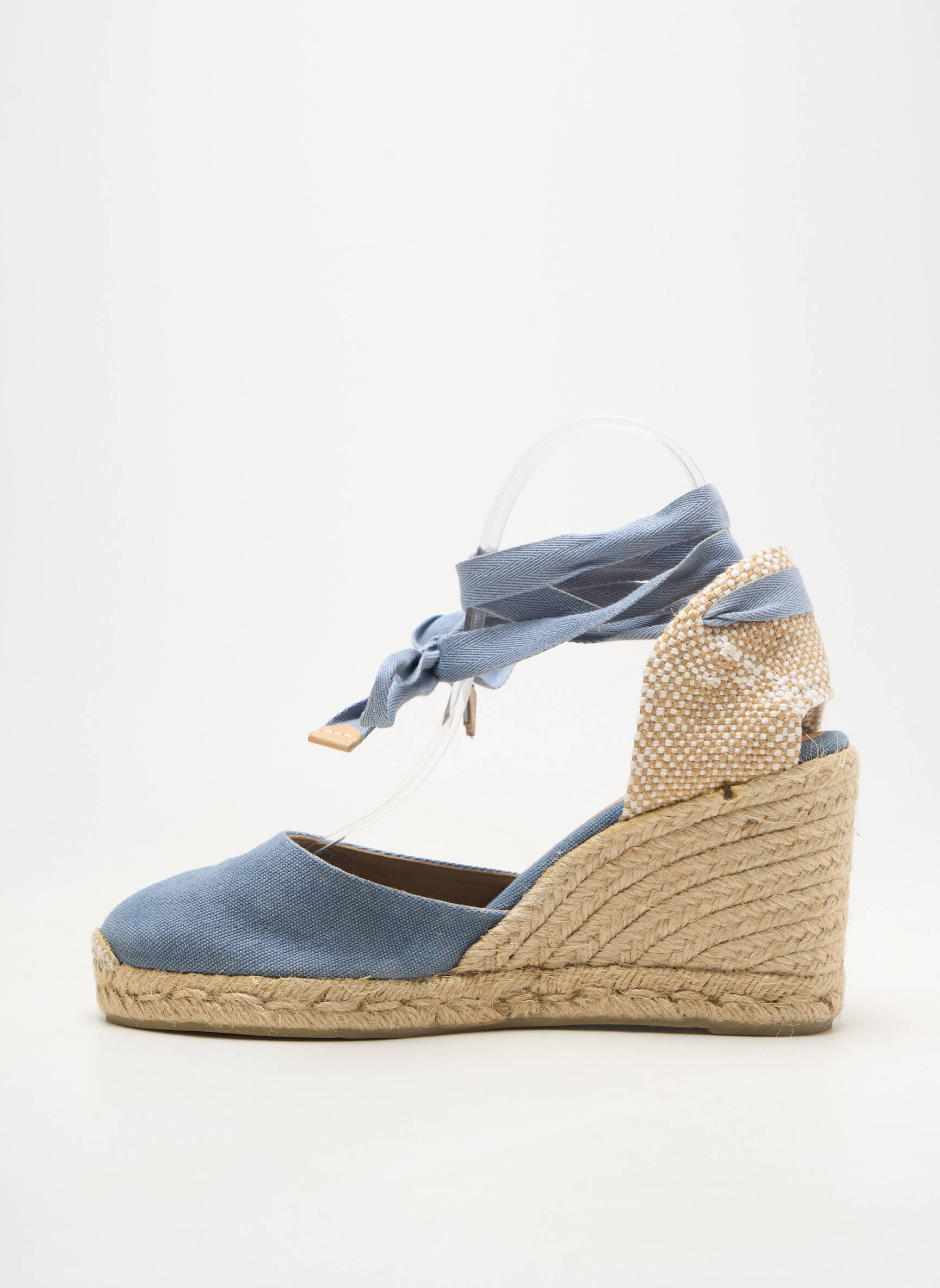 Espadrilės šnervių uždarymas kulnas nuo 7 iki 9 cm mėlyna CASTANER moteris