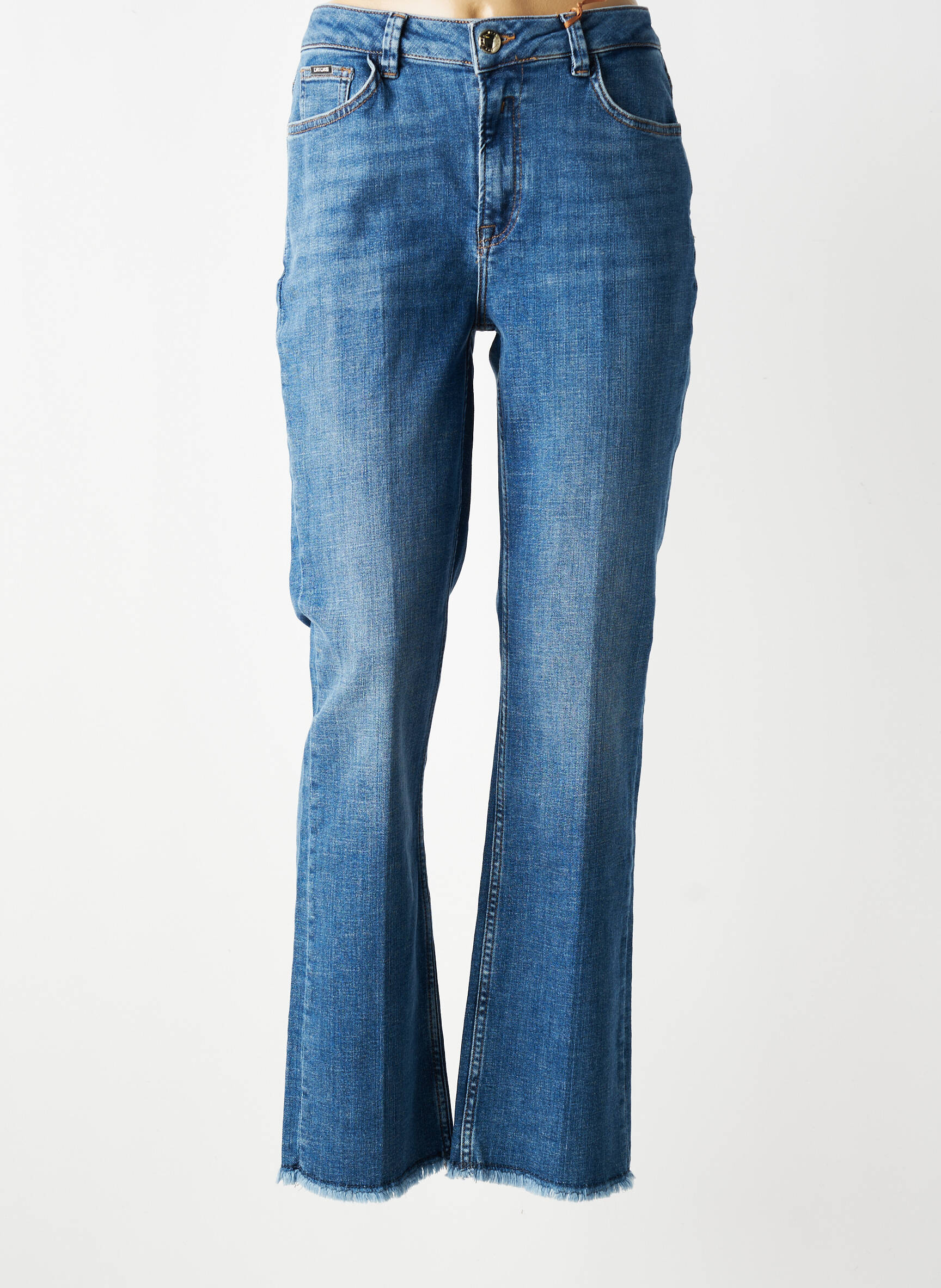 Bootcut džinsai aukšta talija aukšta talija mėlyna MOS MOSH moteris