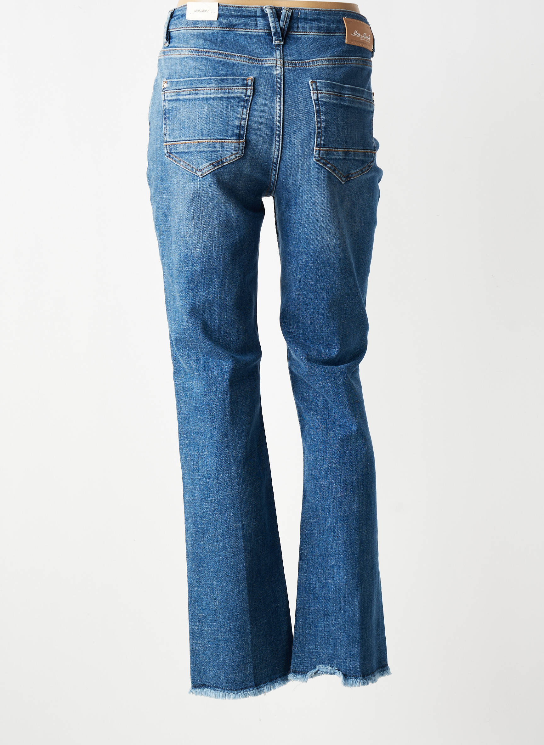 Bootcut džinsai aukšta talija aukšta talija mėlyna MOS MOSH moteris