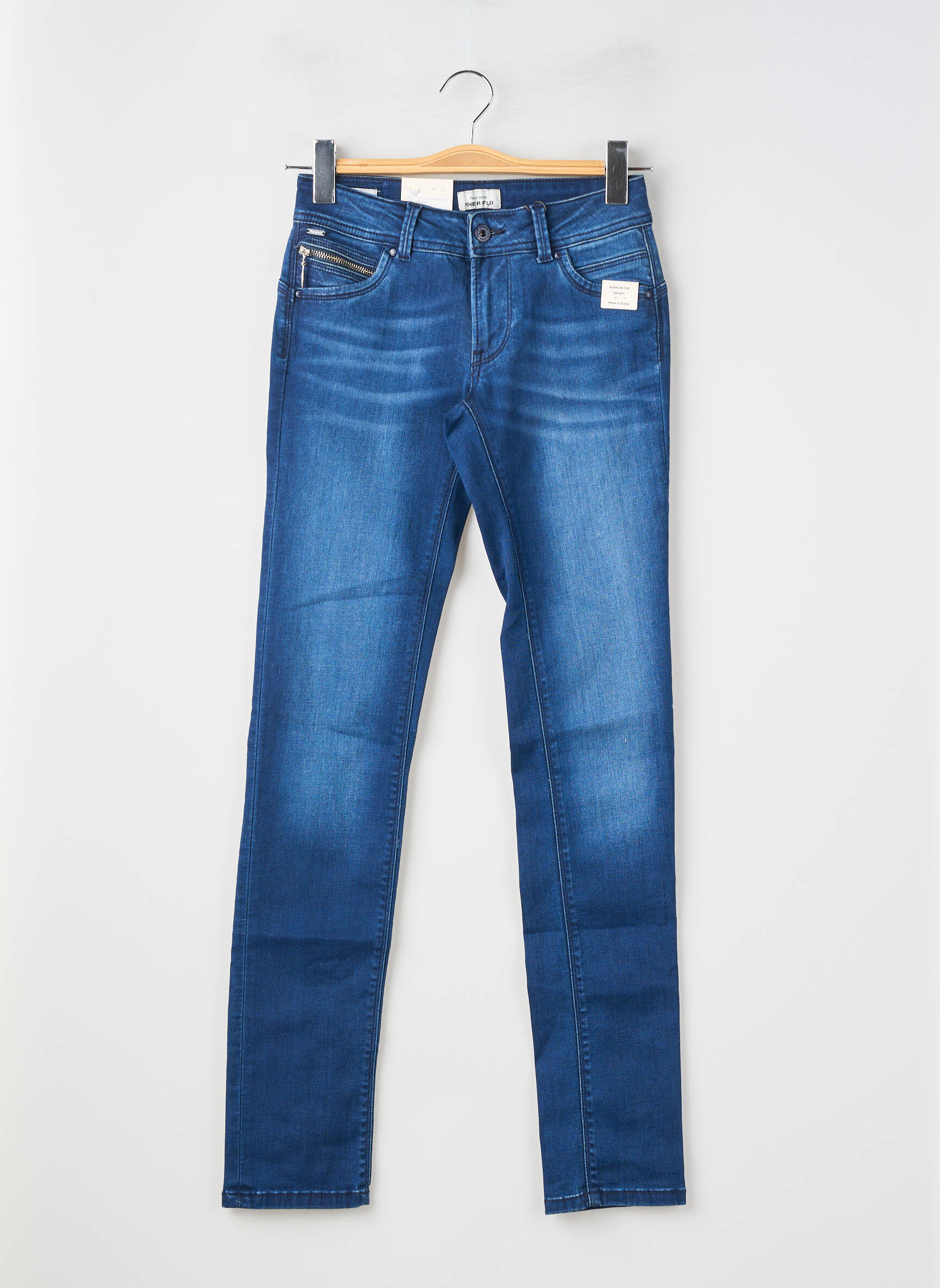 Lieknos džinsai tamprumas normala dydis mėlyna PEPE JEANS moteris