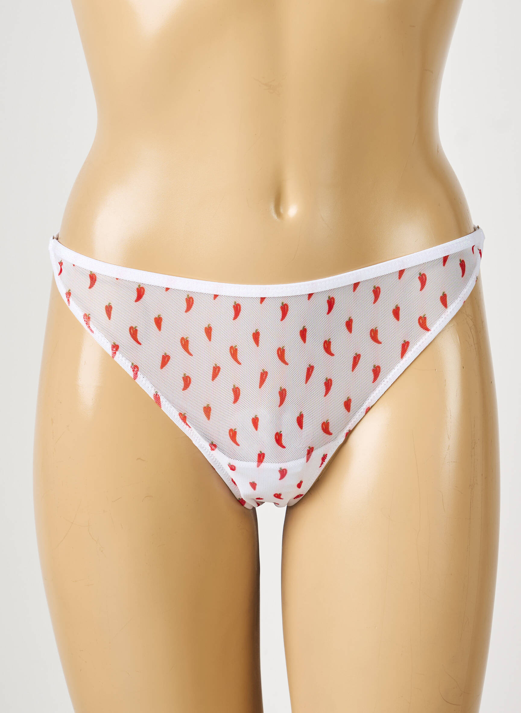Tanga tamprumas baltas LA NOUVELLE moteris