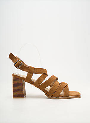 Sandalai/nu pėdos užsegimas kilpa(s) kulnas nuo 7 iki 9 cm rudas VANESSA WU moteris