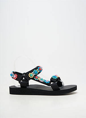 Sandalai/nu pėdos atvira pabaiga plokščias kulnas iki 3 cm juodas ARIZONA LOVE moteris