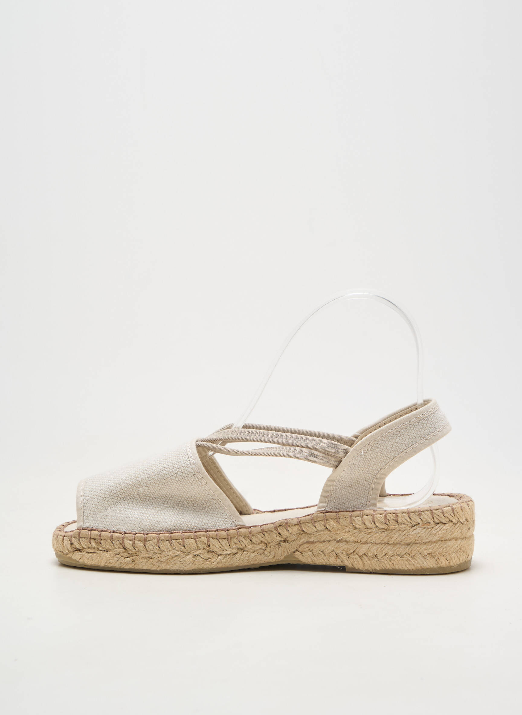 Espadrilės plokščias kulnas iki 3 cm pilka SEMELFLEX moteris