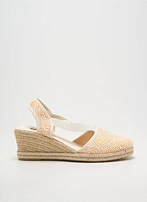 Espadrilės apvalus mygtukas kulnas nuo 4 iki 6 cm oranžinė SOIR ET MATIN moteris