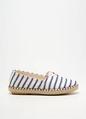 Espadrilės apvalus mygtukas plokščias kulnas iki 3 cm mėlyna SOIR ET MATIN moteris