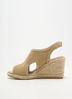 Espadrilės atvira pabaiga kulnas nuo 7 iki 9 cm bežinis EMILIE KARSTON moteris