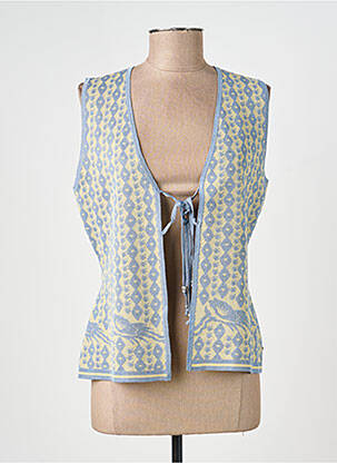 Be rankovių liemenė plona tinklinė medžiaga mėlyna SCOTCH & SODA moteris