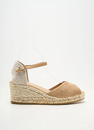 Espadrilės užsegimas kilpa(s) kulnas nuo 4 iki 6 cm bežinis GAIMO moteris