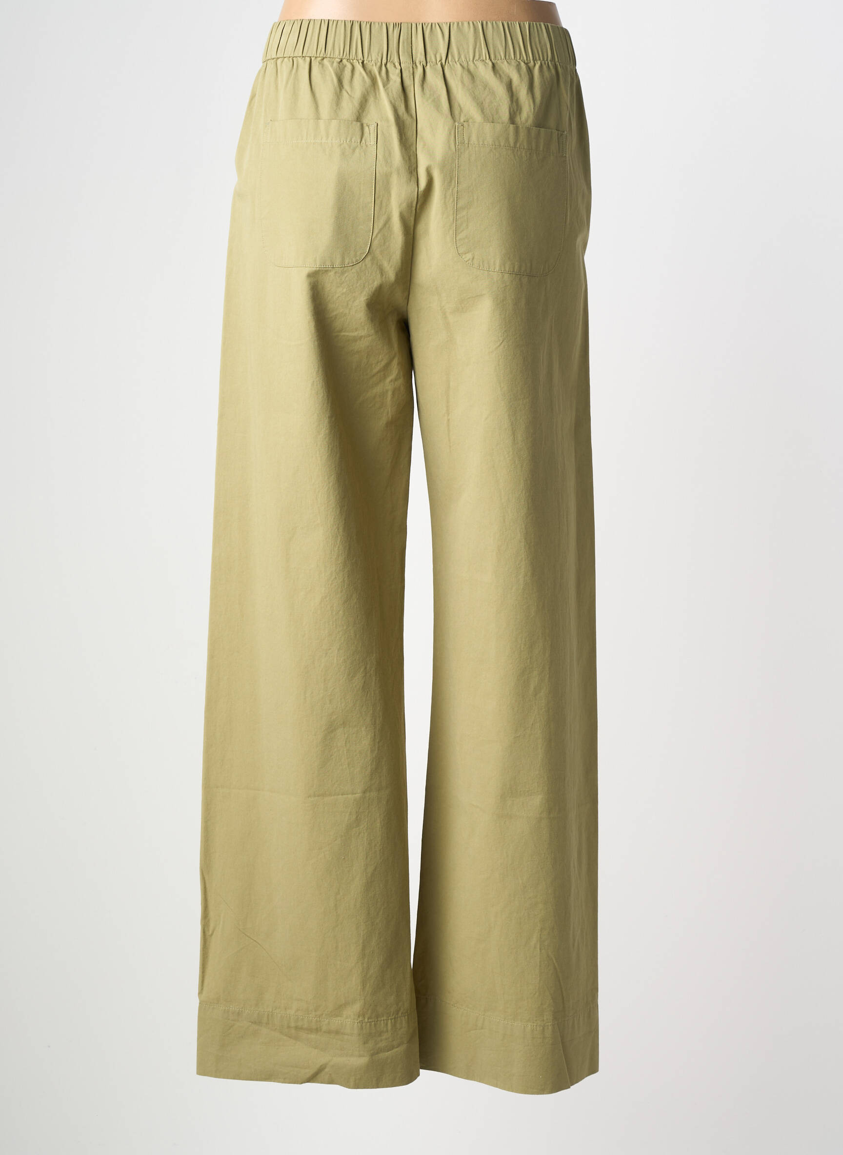 Platus kelnes popelinos audinys, kuris pasižymi lygiu ir tankiu paviršiumi. normala dydis žalias JC.SOPHIE moteris