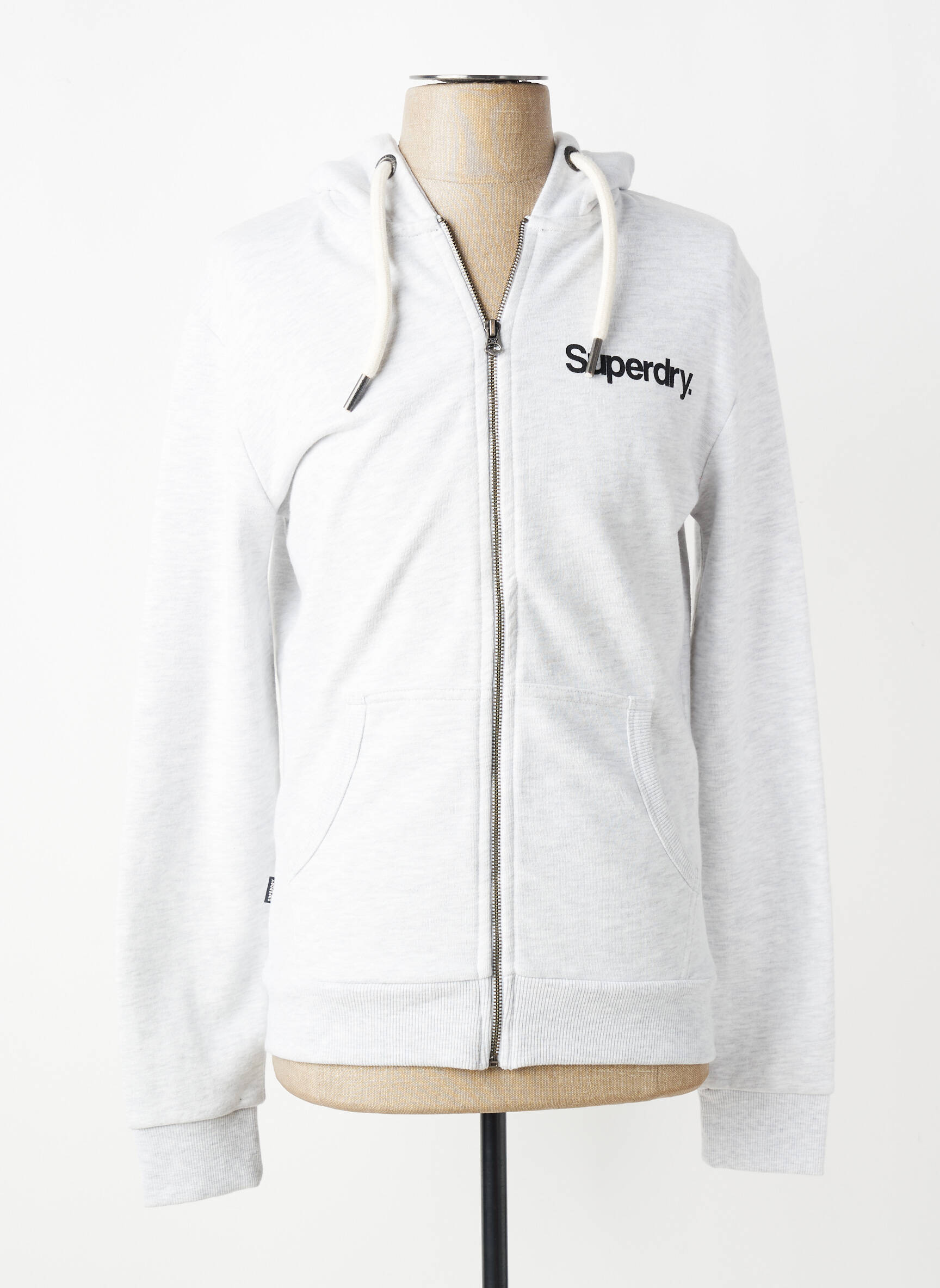 Kasdienis švarkas apatinė dalis siaura baltas SUPERDRY vyras
