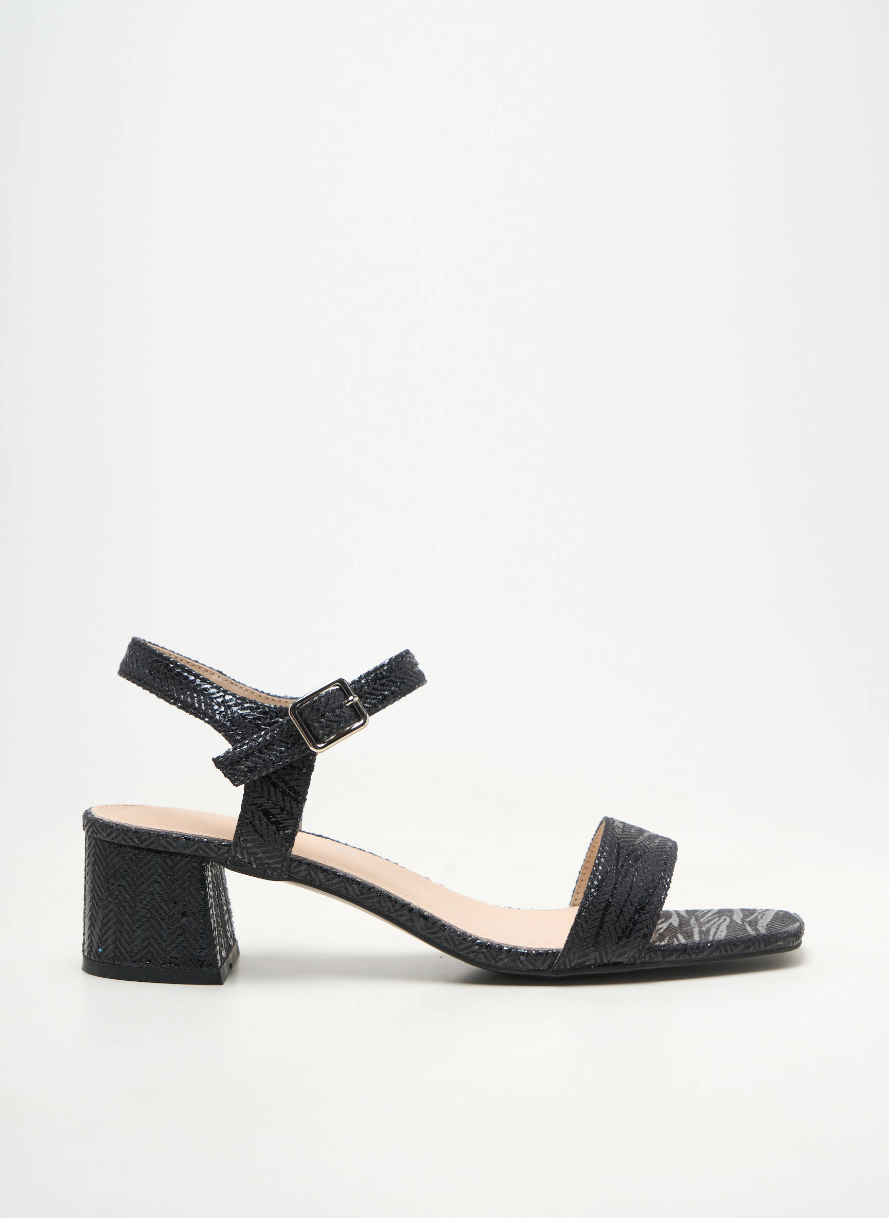 Sandalai/nu pėdos užsegimas kilpa(s) kulnas nuo 4 iki 6 cm juodas VANESSA WU moteris