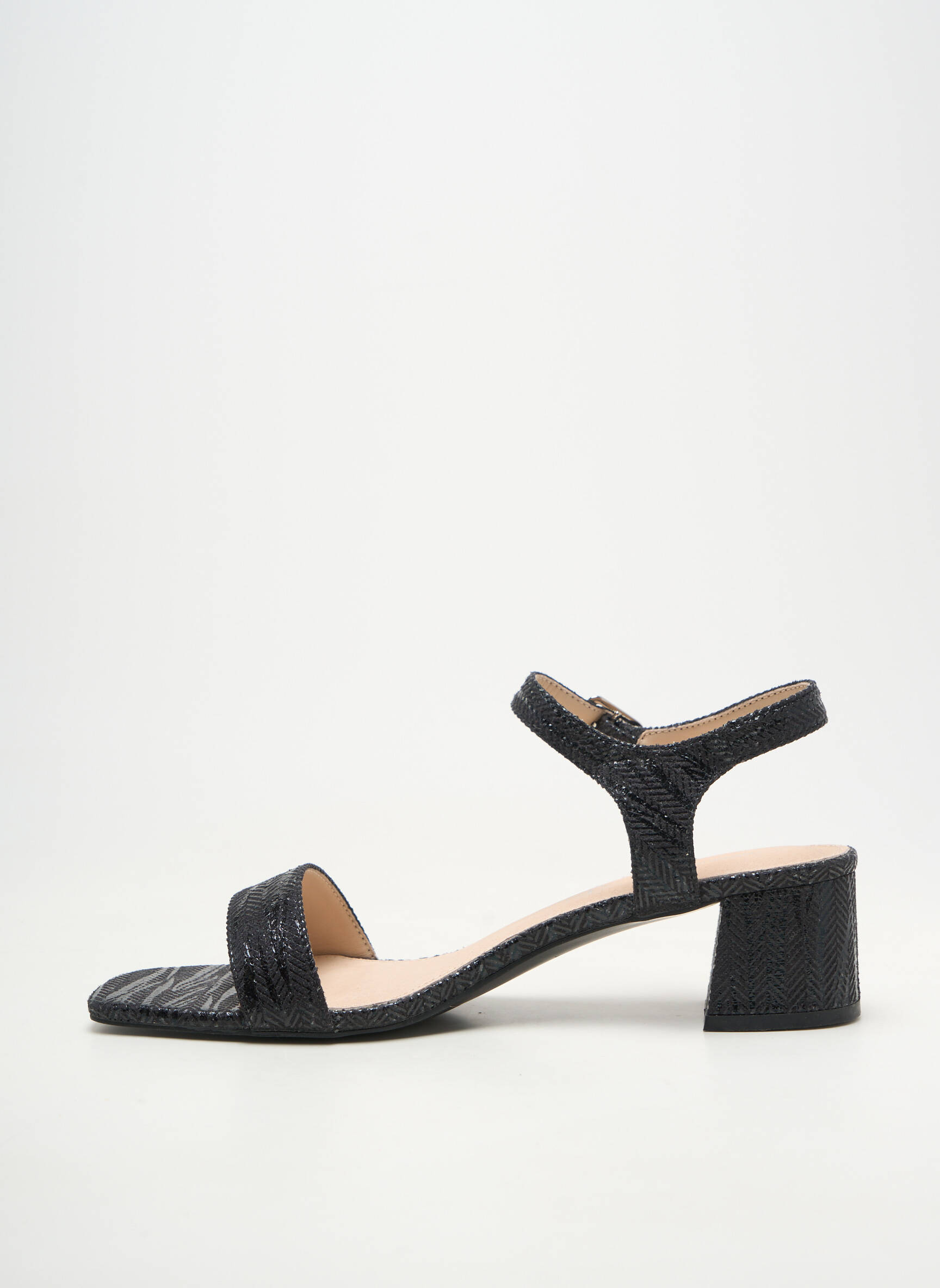 Sandalai/nu pėdos užsegimas kilpa(s) kulnas nuo 4 iki 6 cm juodas VANESSA WU moteris