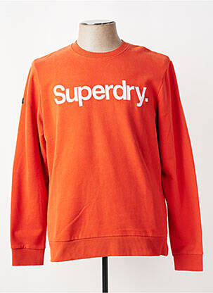 Mikroskopas tamprumas ilgos rankovės oranžinė SUPERDRY vyras