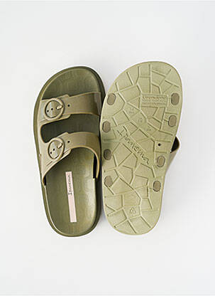 Mule/sabotai plokščias kulnas iki 3 cm žalias IPANEMA moteris