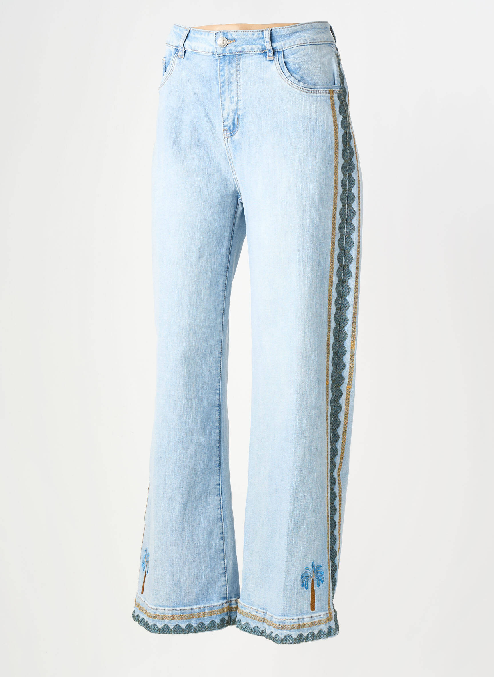 Flare tipo džinsai normala dydis normala dydis mėlyna MAISON ONADO vyras