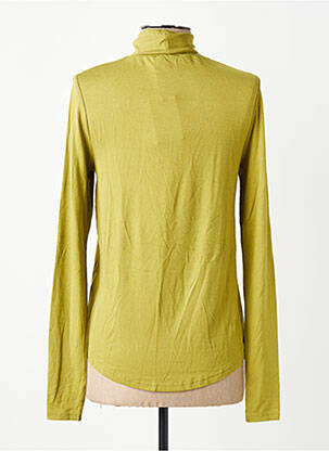 Pusiaučiai tamprumas ilgos rankovės žalias FRNCH moteris