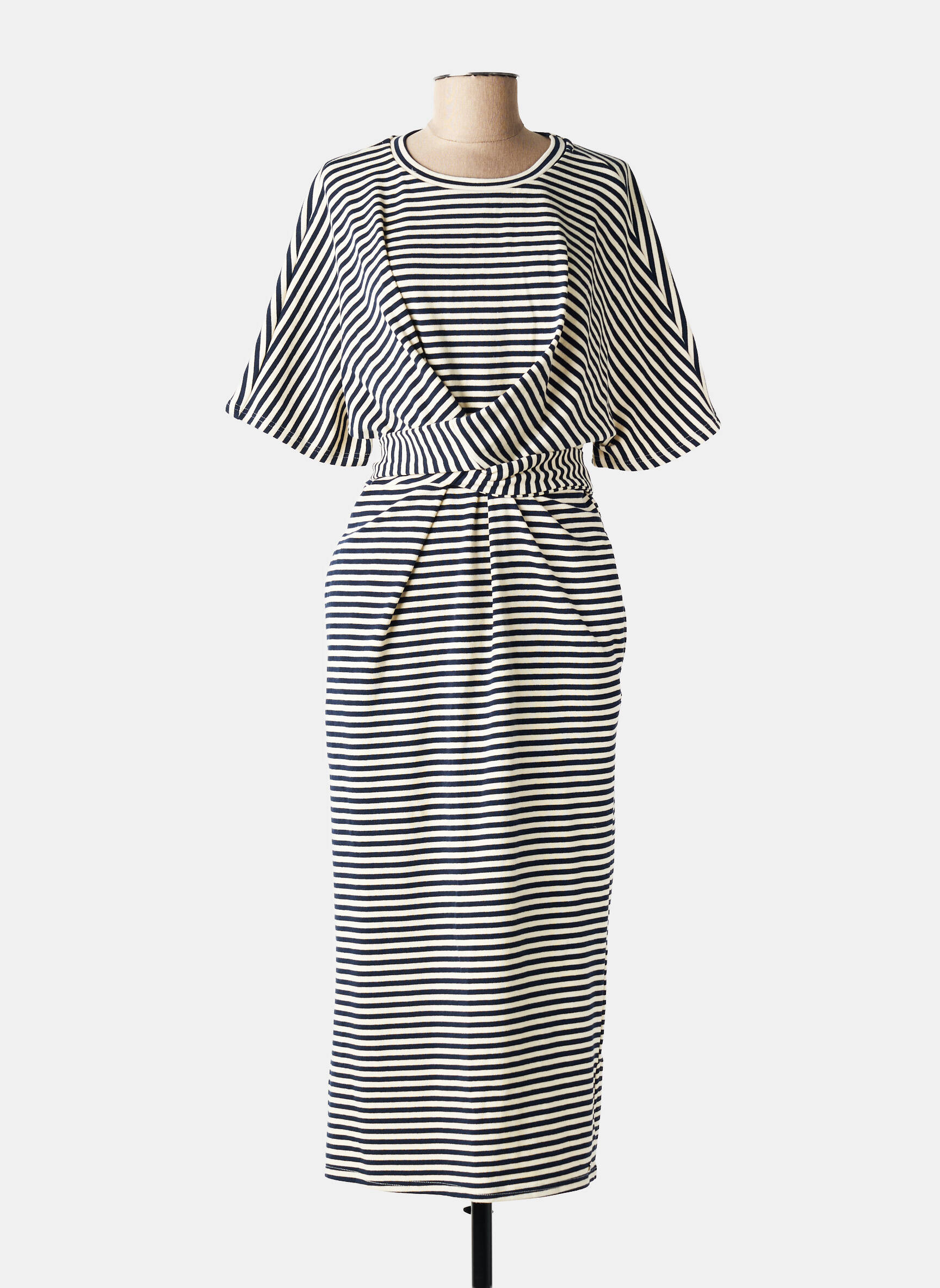 Ilga suknelė trumpas rankovės trumpas rankovės mėlyna IVY BEAU moteris