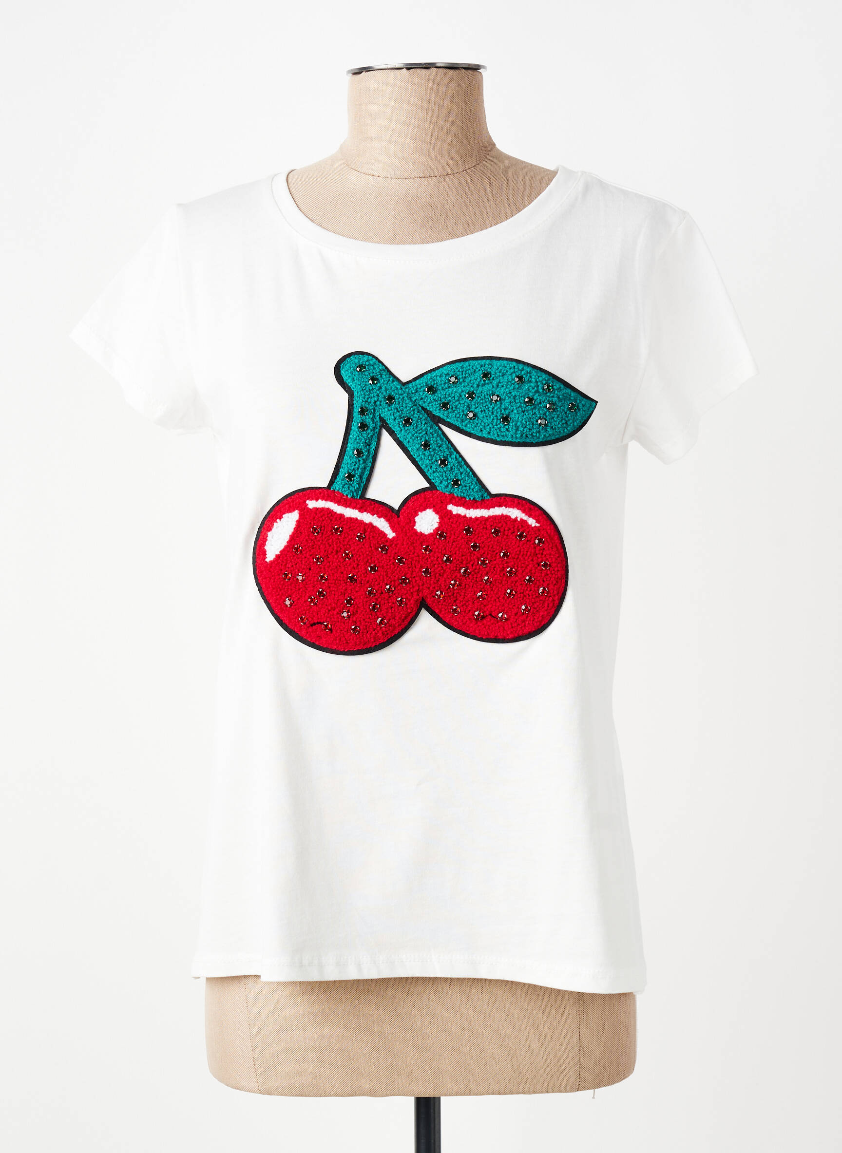 T-marškinys tamprumas trumpas rankovės baltas #OOTD moteris