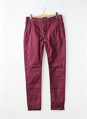 Chino kelnė popelinos audinys, kuris pasižymi lygiu ir tankiu paviršiumi. normala dydis violetinis SCOTCH & SODA vyras