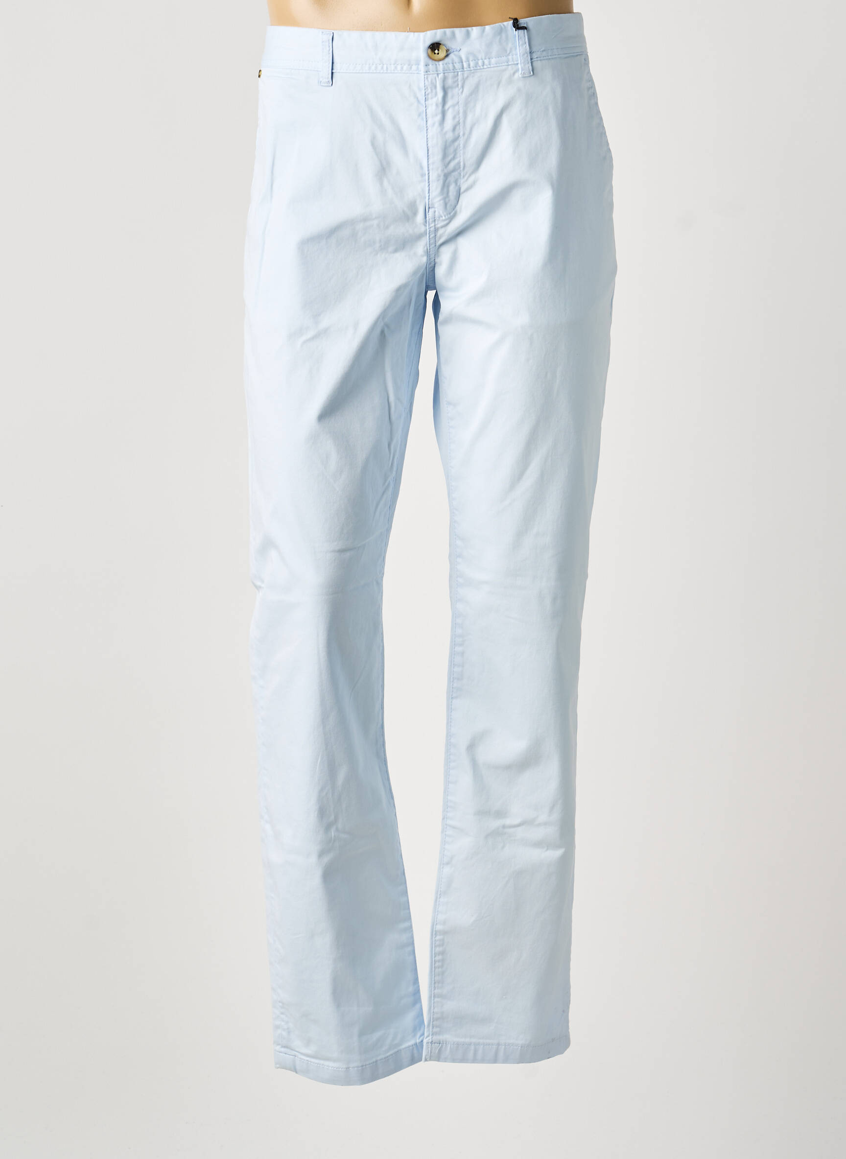 Chino kelnė popelinos audinys, kuris pasižymi lygiu ir tankiu paviršiumi. normala dydis mėlyna SCOTCH & SODA vyras