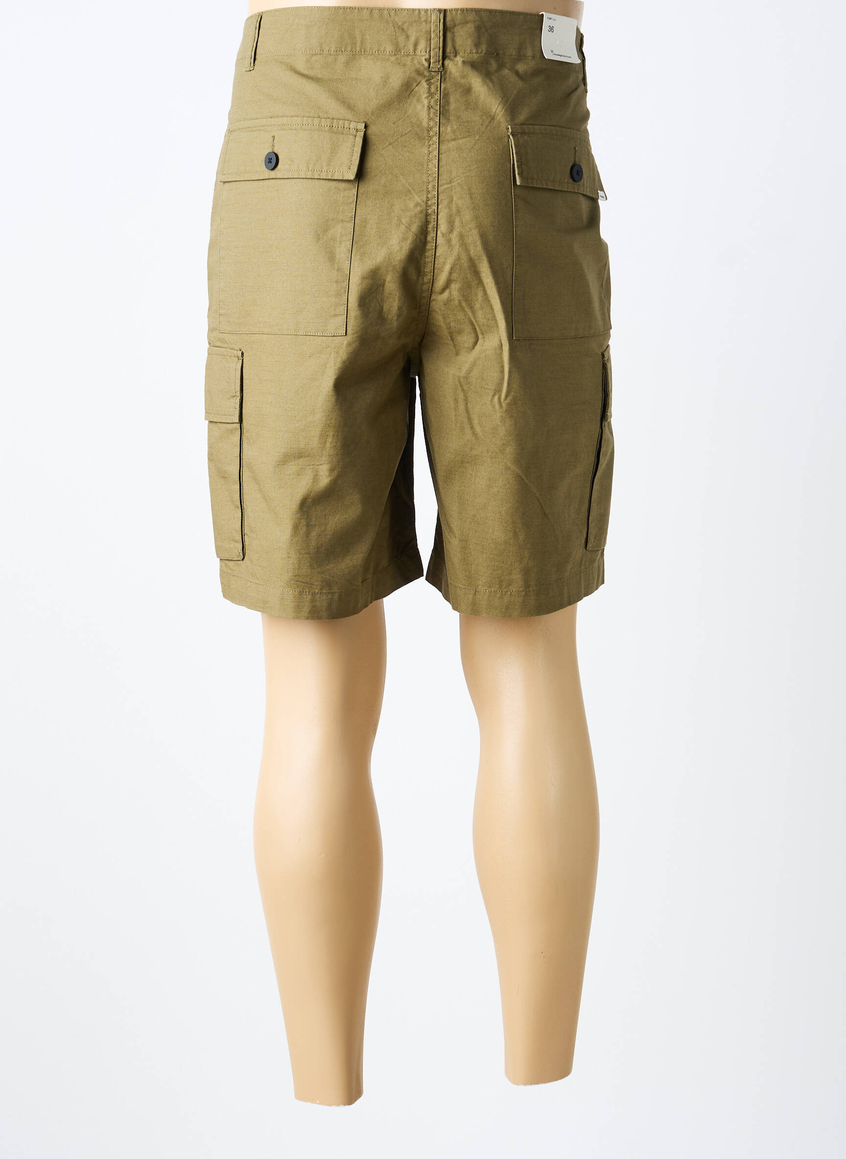 Bermudas tiesi kirpimas normala dydis žalias KNOWLEDGE COTTON APPAREL vyras