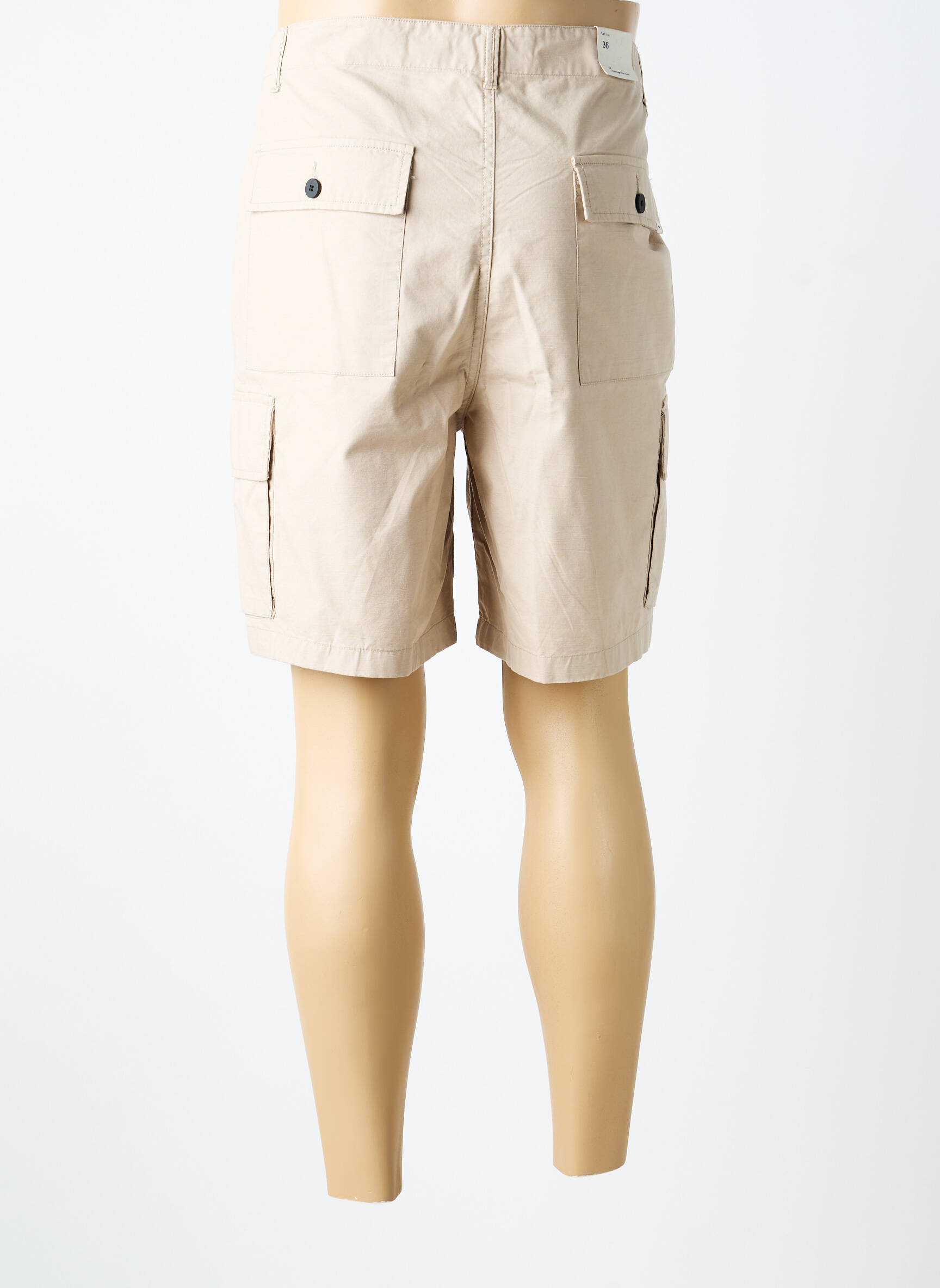 Bermudas tiesi kirpimas normala dydis bežinis KNOWLEDGE COTTON APPAREL vyras