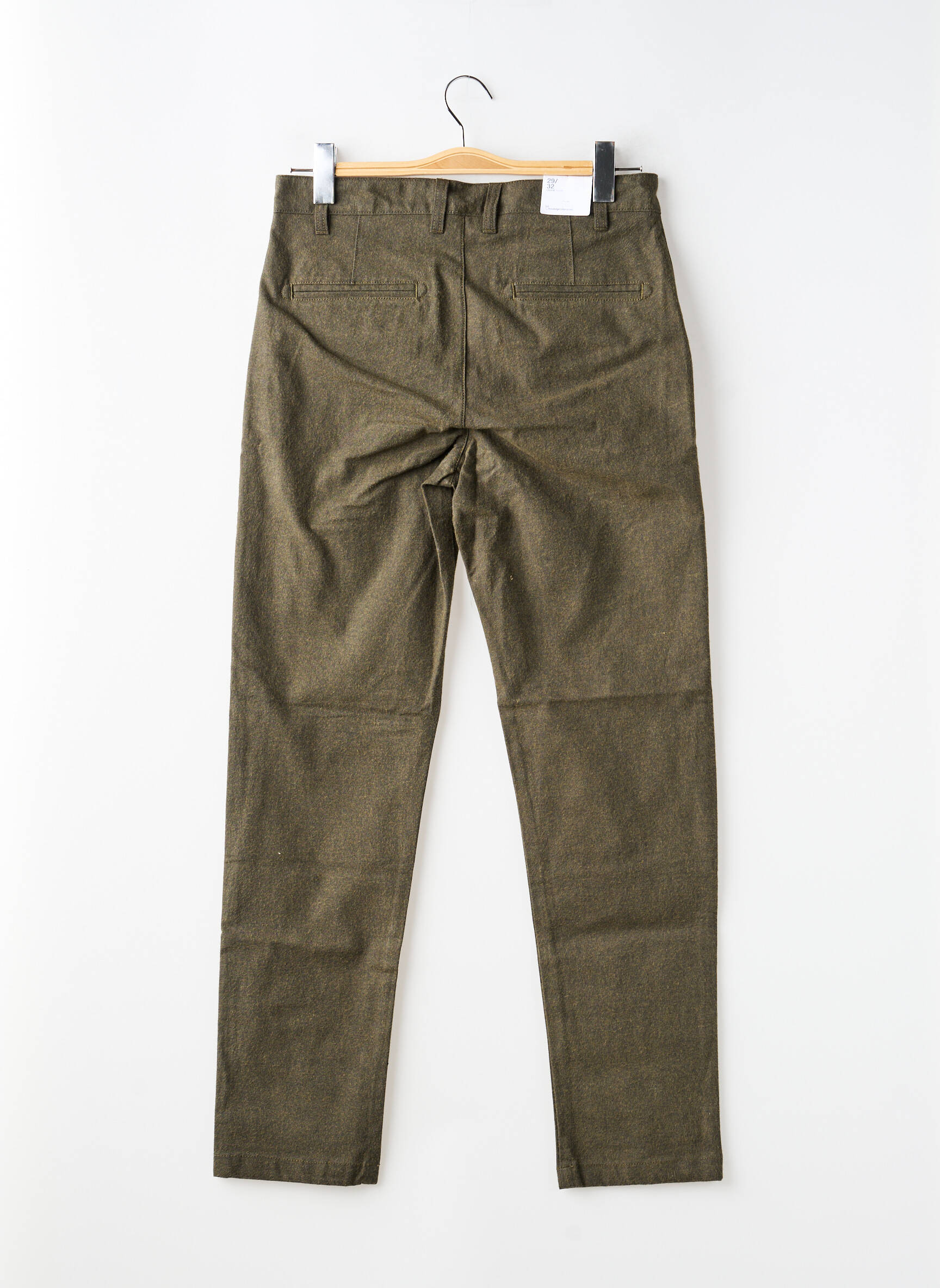 Chino kelnė kišenės normala dydis žalias KNOWLEDGE COTTON APPAREL vyras