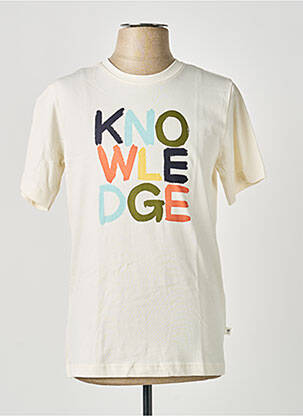 T-marškinys bio trumpas rankovės bežinis KNOWLEDGE COTTON APPAREL vyras