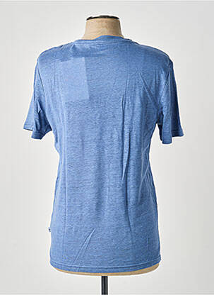 T-marškinys bio trumpas rankovės mėlyna KNOWLEDGE COTTON APPAREL vyras