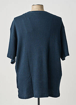 T-marškinys bio trumpas rankovės mėlyna KNOWLEDGE COTTON APPAREL vyras