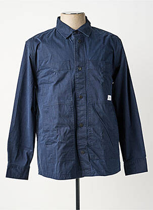 Kasdienis švarkas tiesi kirpimas mėlyna KNOWLEDGE COTTON APPAREL vyras