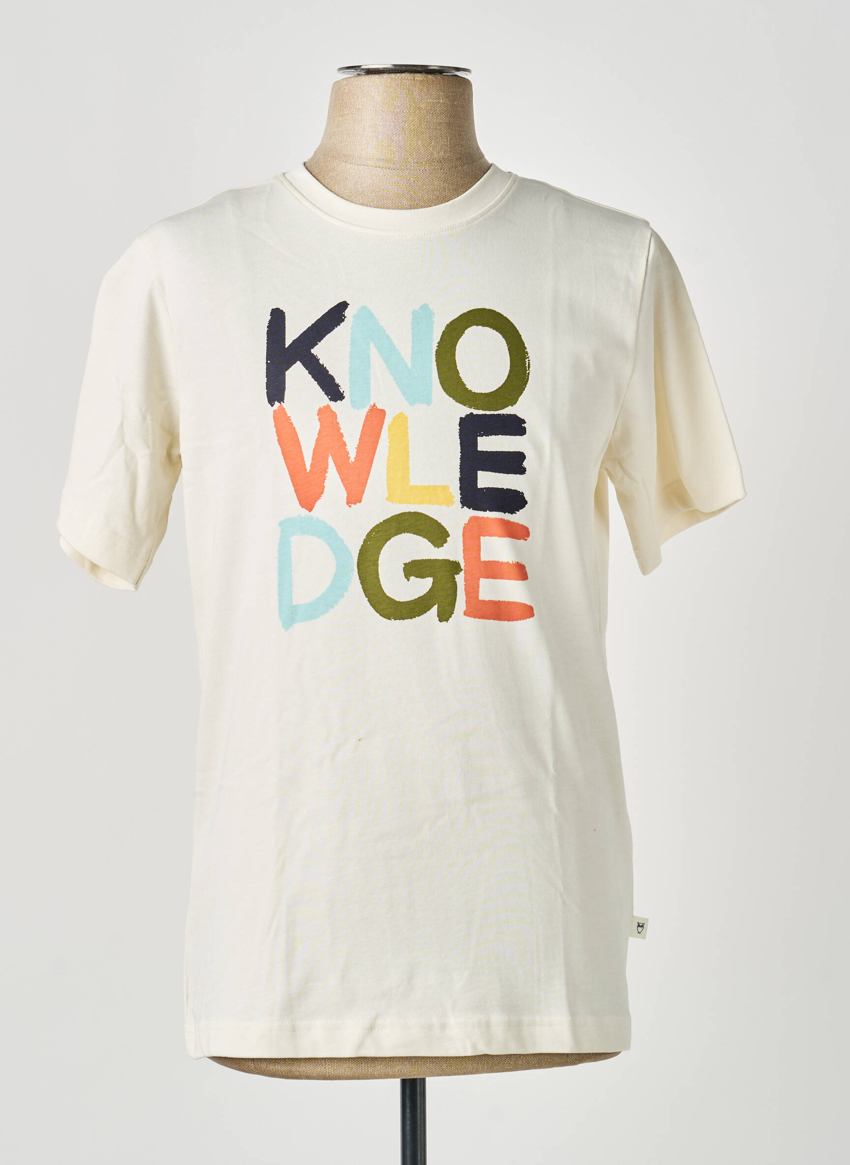 T-marškinys bio trumpas rankovės bežinis KNOWLEDGE COTTON APPAREL vyras