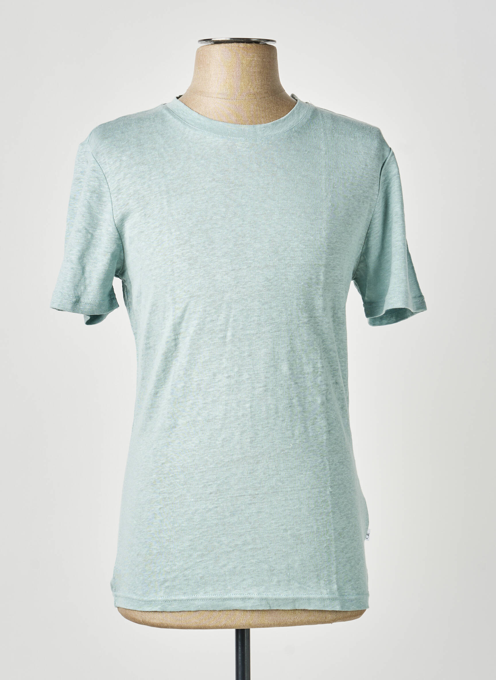 T-marškinys bio trumpas rankovės žalias KNOWLEDGE COTTON APPAREL vyras