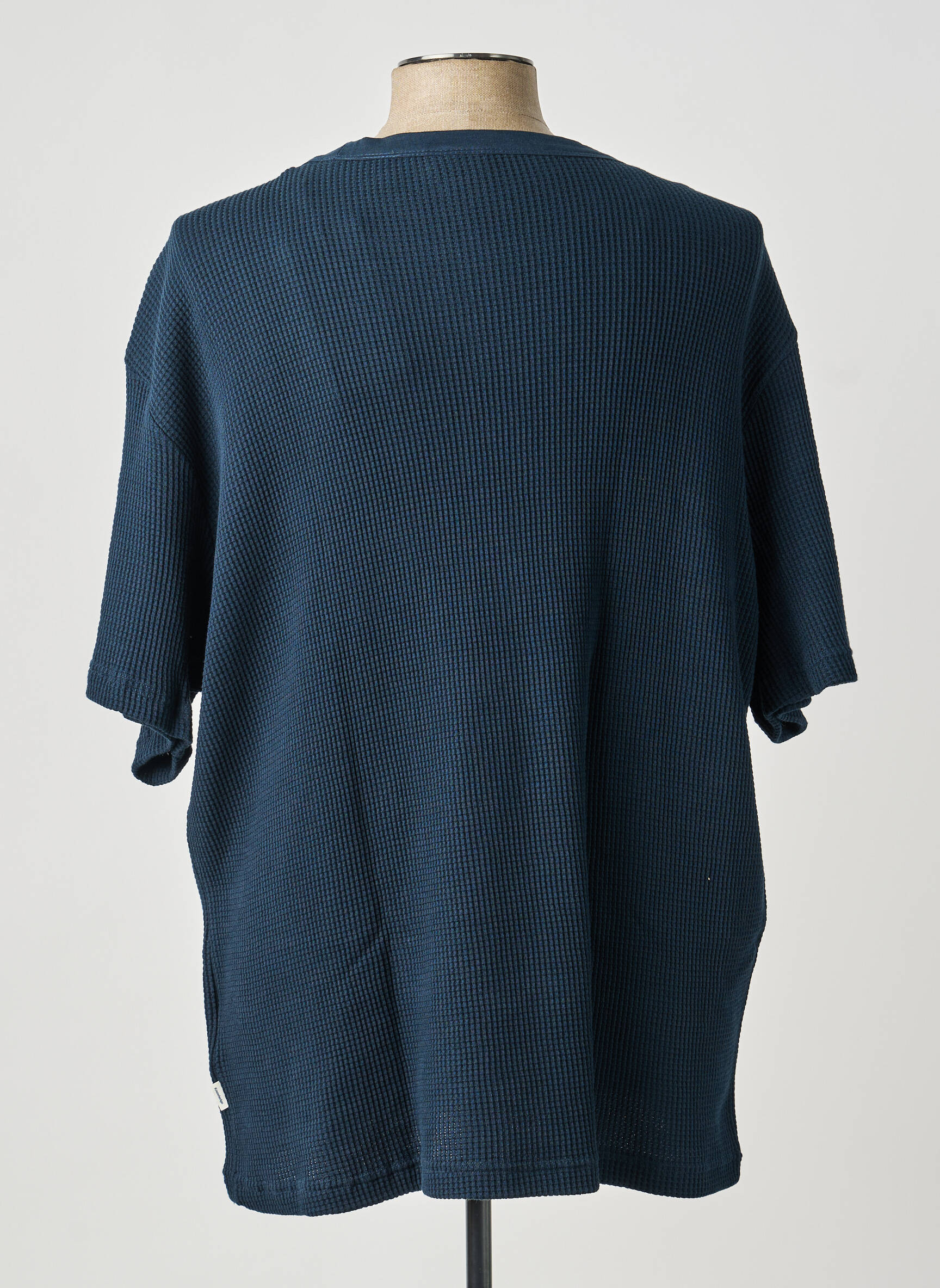 T-marškinys bio trumpas rankovės mėlyna KNOWLEDGE COTTON APPAREL vyras