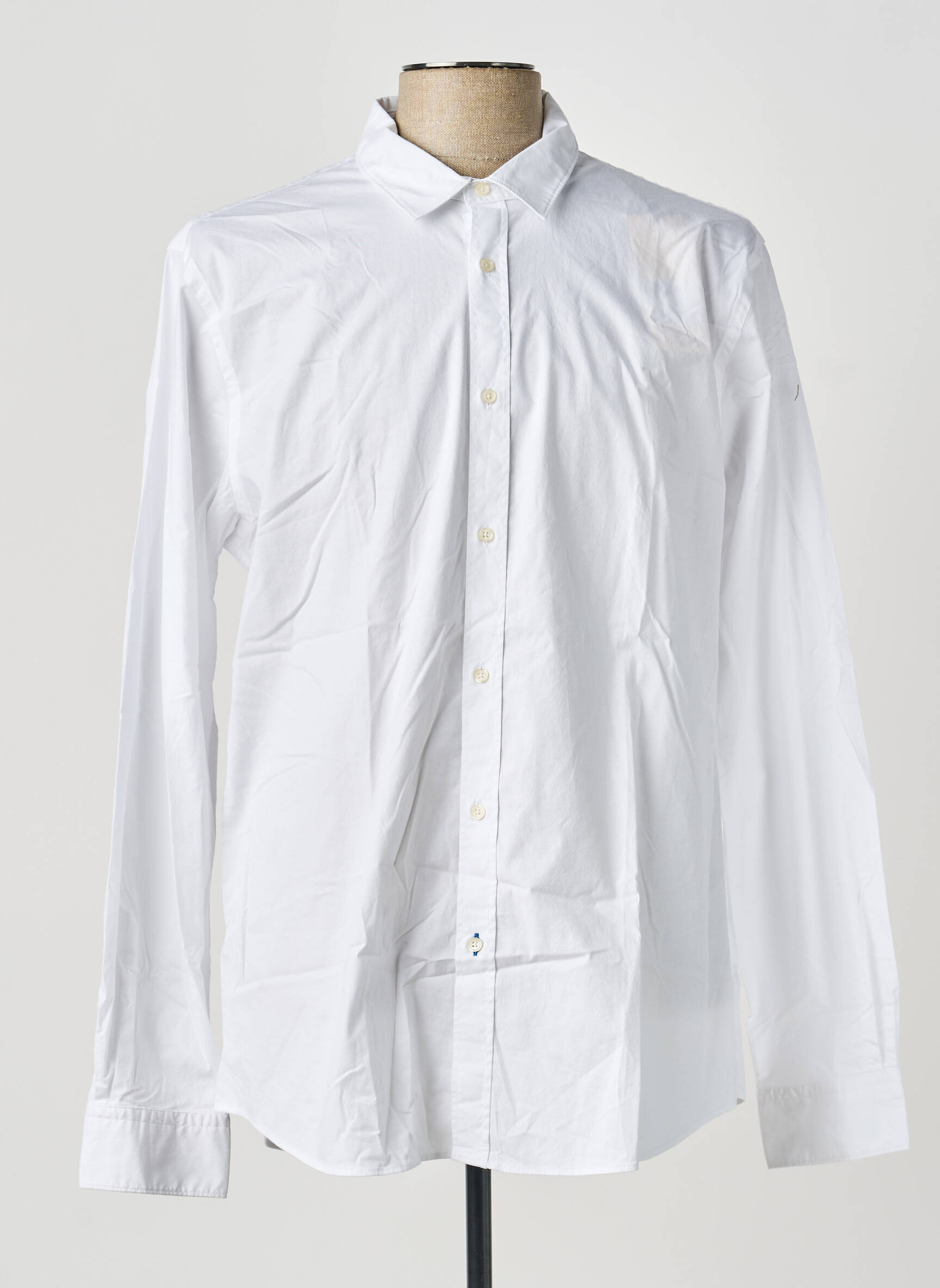 Ilgomis rankovėmis marškinys centrinė iškirptė baltas SCOTCH & SODA vyras