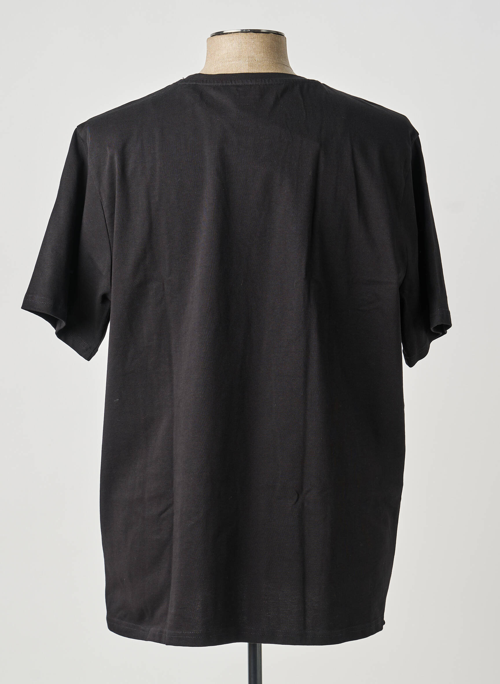 T-marškinys bio trumpas rankovės juodas KNOWLEDGE COTTON APPAREL vyras