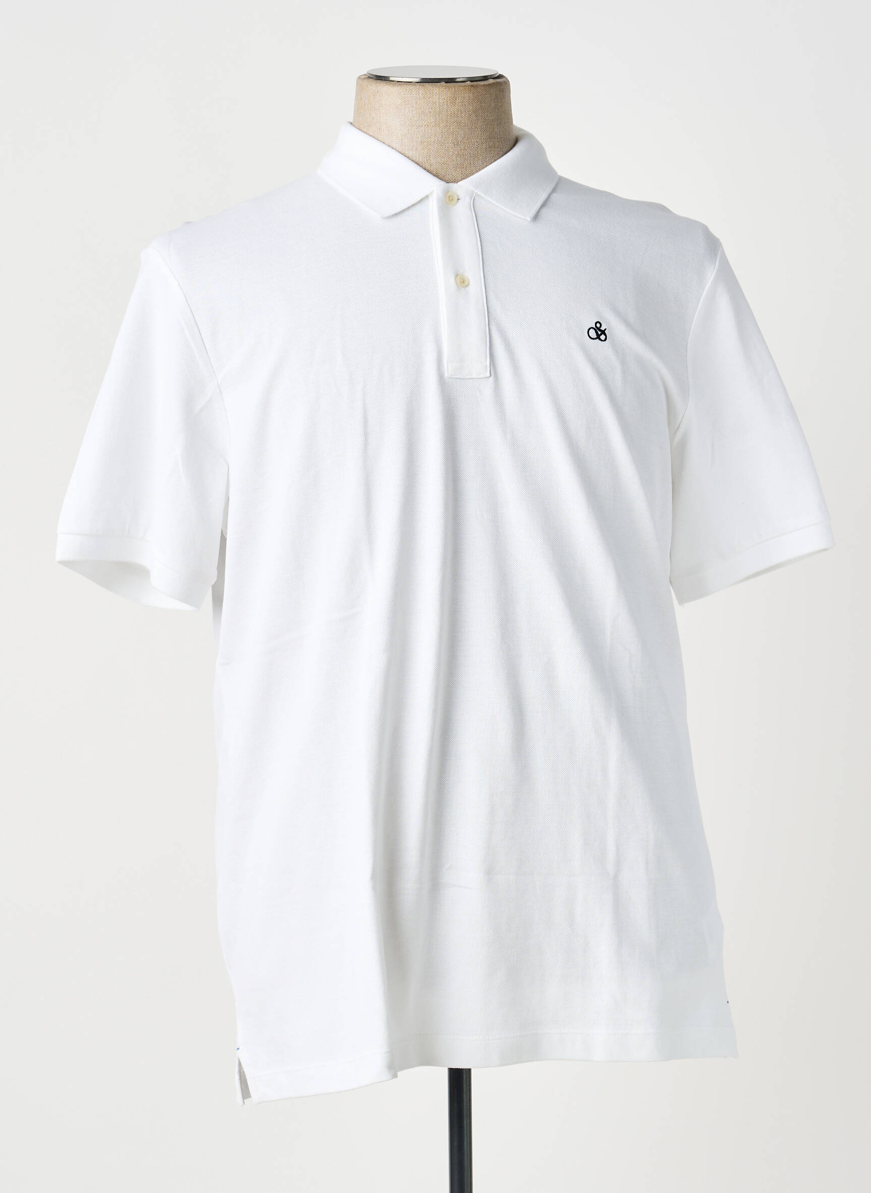 Polo tamprumas trumpas rankovės baltas SCOTCH & SODA vyras