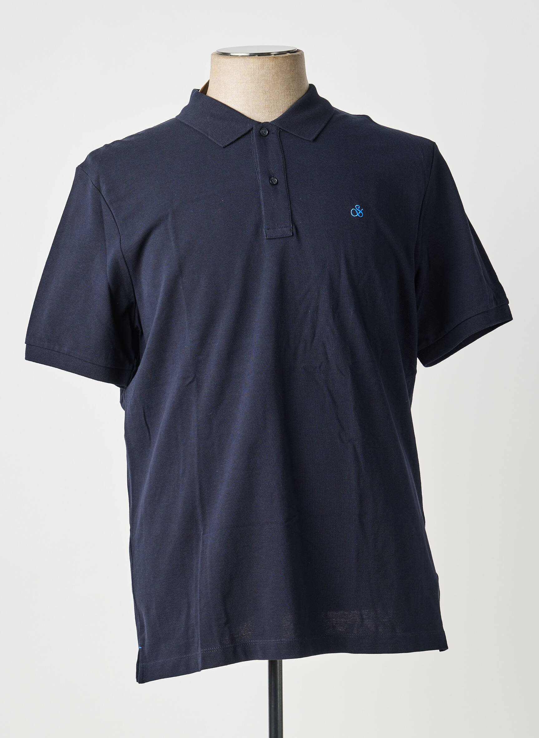 Polo tamprumas trumpas rankovės mėlyna SCOTCH & SODA vyras