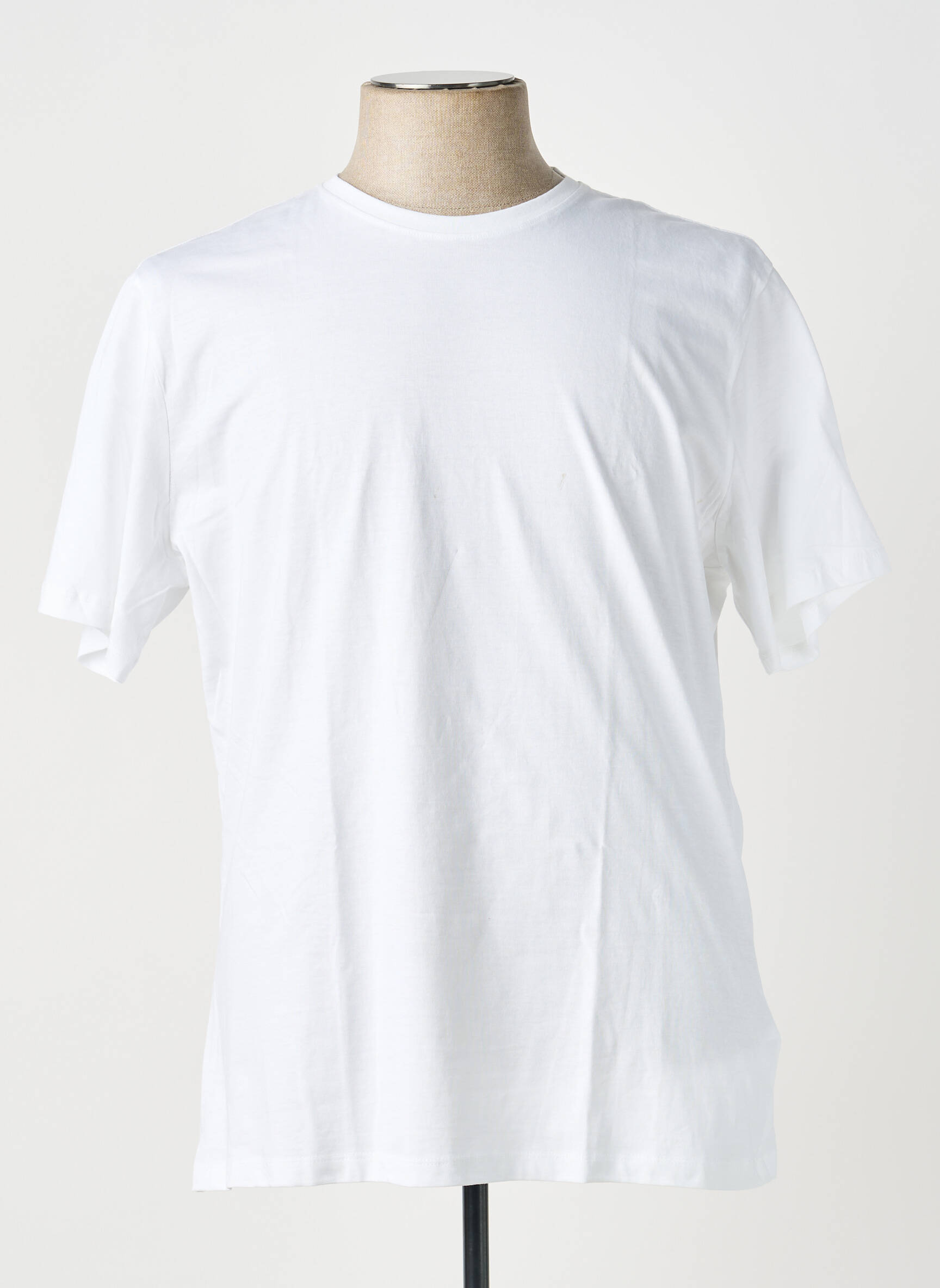 T-marškinys bio trumpas rankovės baltas KNOWLEDGE COTTON APPAREL vyras