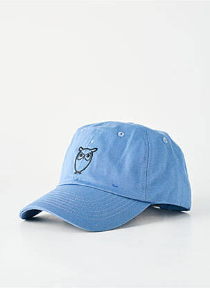 Kepuraitė siuvinėjimas mėlyna KNOWLEDGE COTTON APPAREL vyras