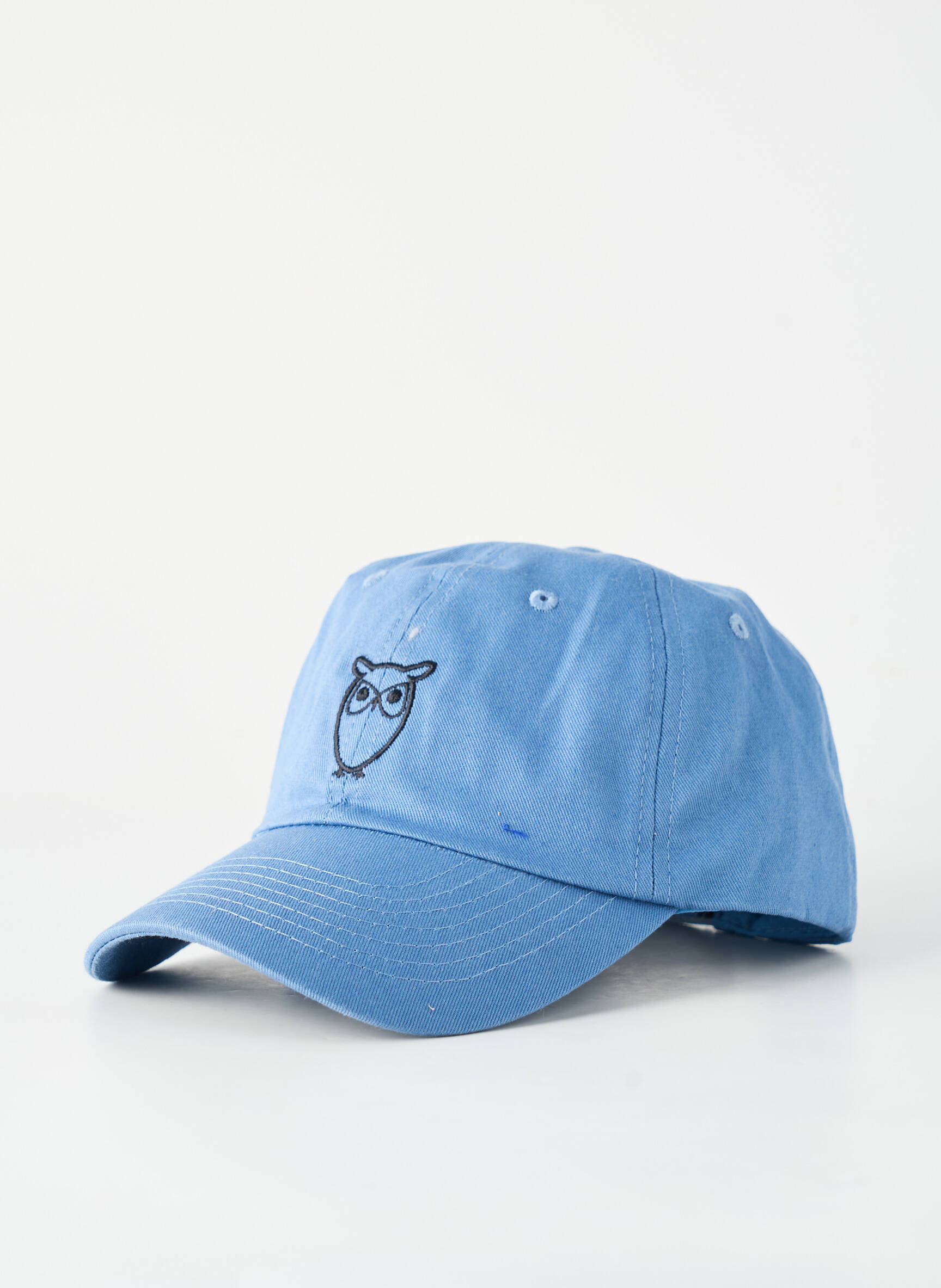 Kepuraitė siuvinėjimas mėlyna KNOWLEDGE COTTON APPAREL vyras