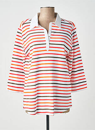 Polo 3/4 rankovės 3/4 rankovės oranžinė ARMOR LUX moteris
