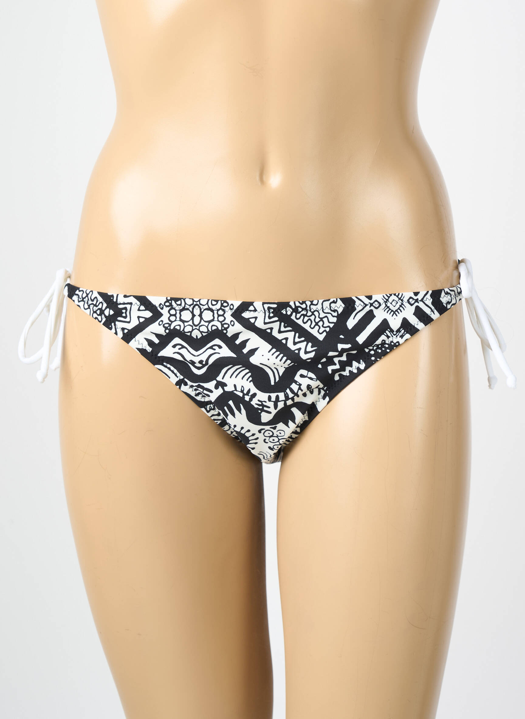 Maudymosi kelnaitės satino efektas bikini juodas VERO MODA moteris