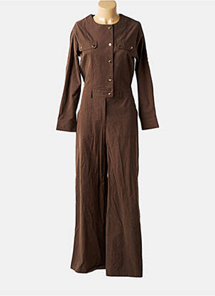Kombinezonas centrinė iškirptė ilgos rankovės rudas LA PETITE ETOILE moteris