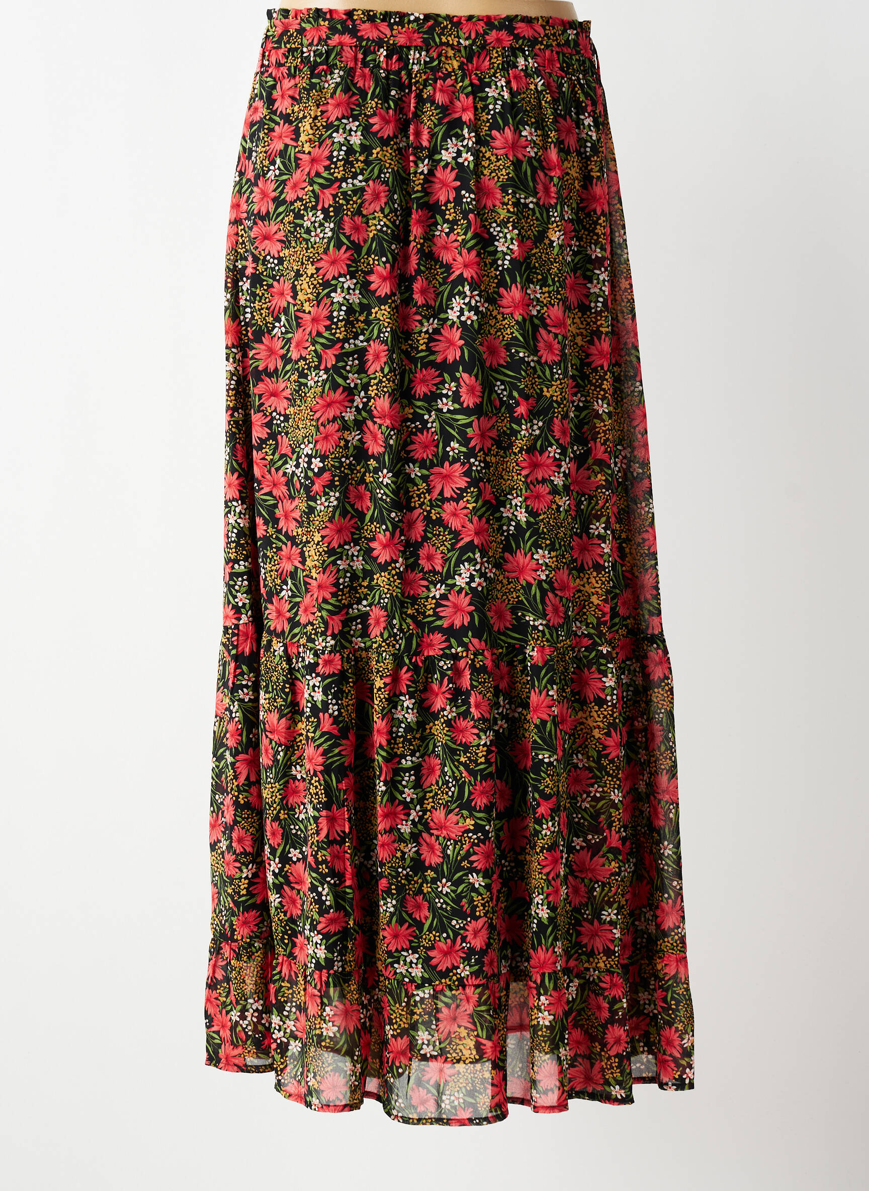 Ilgas sijonas sklandi forma juodas LA PETITE ETOILE moteris