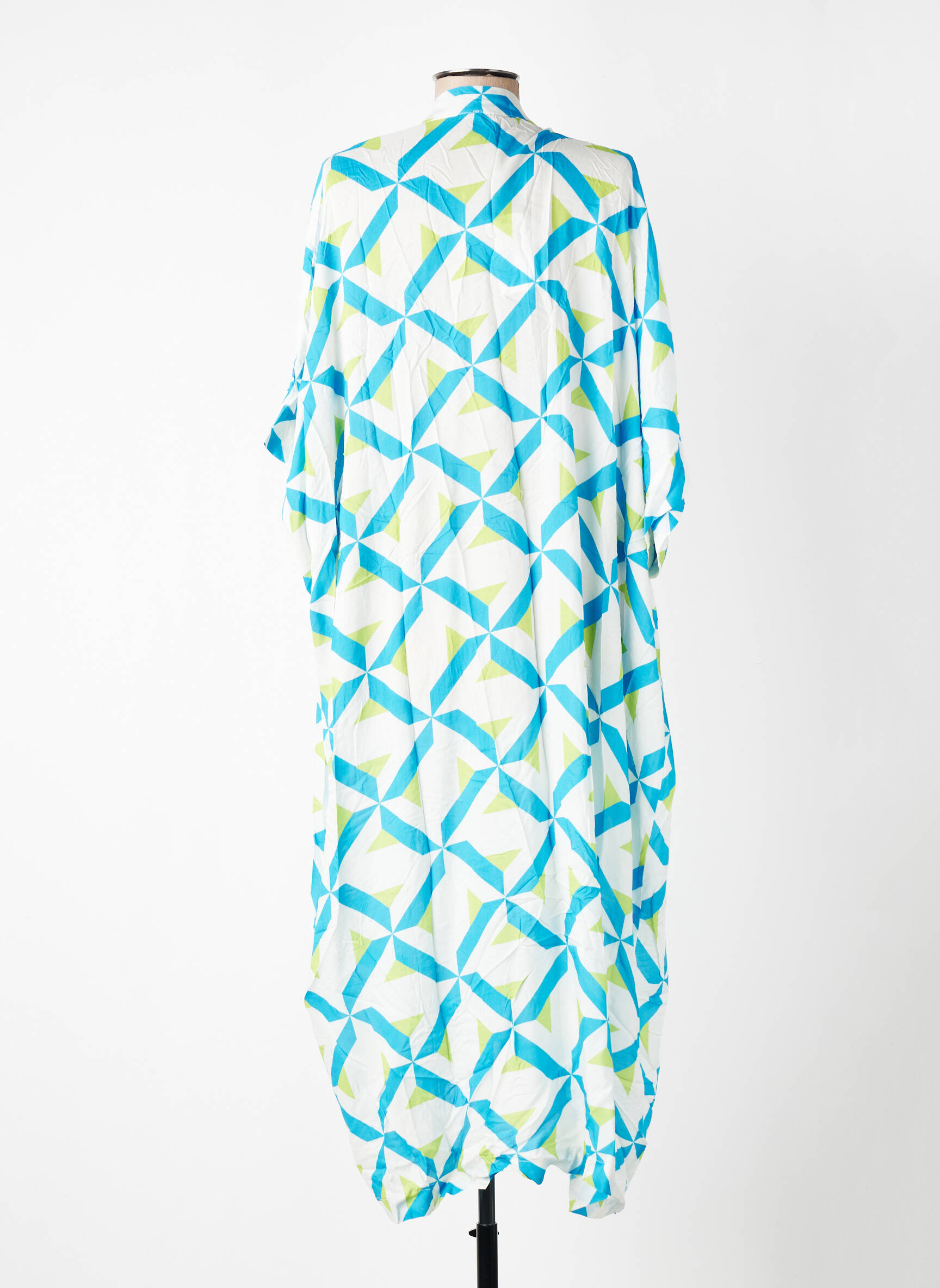Kimono striukė col v mėlyna MAT. moteris
