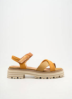 Sandalai/nu pėdos atvira pabaiga kulnas nuo 4 iki 6 cm oranžinė MINKA DESIGN moteris