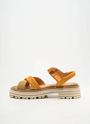 Sandalai/nu pėdos atvira pabaiga kulnas nuo 4 iki 6 cm oranžinė MINKA DESIGN moteris